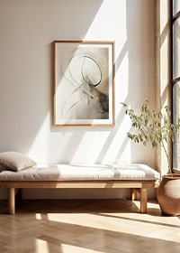 Abstrakta linjer och former i beige och bruna nyanser-8