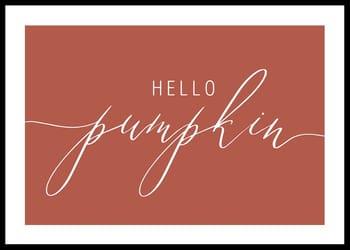 Poster Hello Pumpkin
