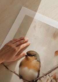 Bird On Branch-5