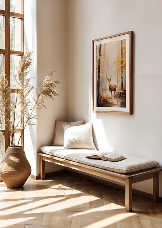 Póster Deer In Autumn crossfade