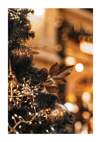 Poster Christmas Gold Decorations