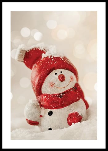 Poster Snowman Decoration