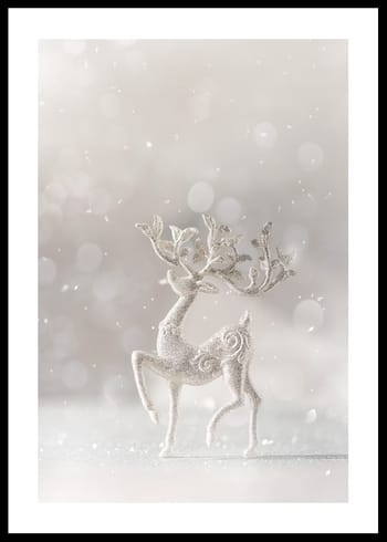 Poster Winter Deer Decoration