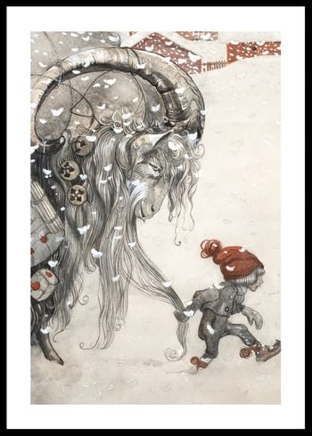 Poster Julbocken By John Bauer