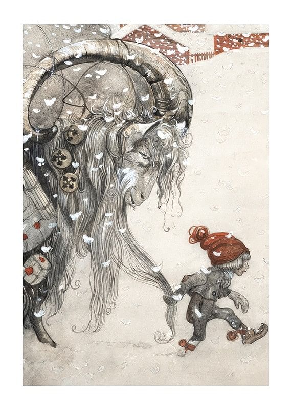 Julbocken By John Bauer-12
