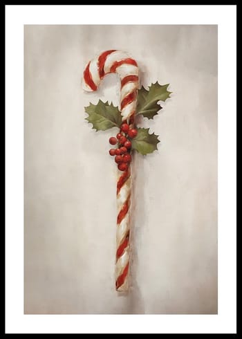 Poster Christmas Candy Cane