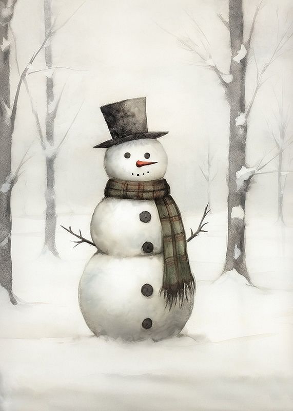Winter Snowman-12