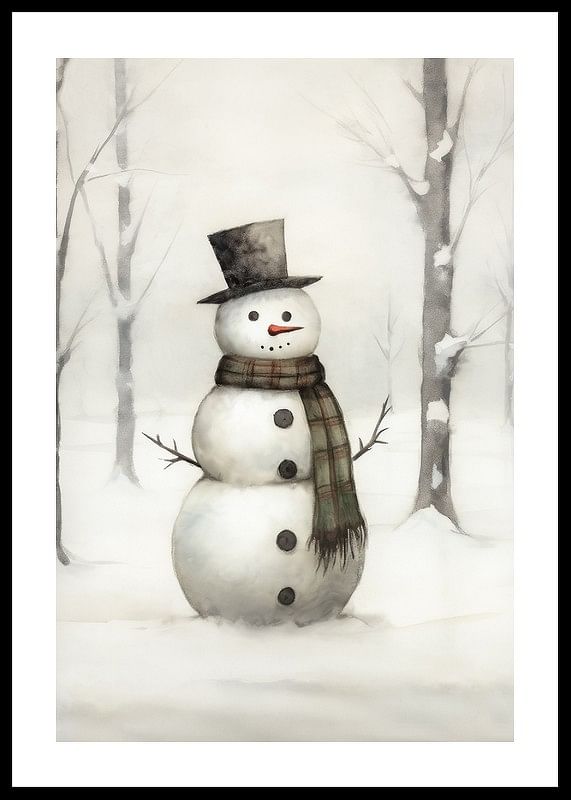 Winter Snowman-12