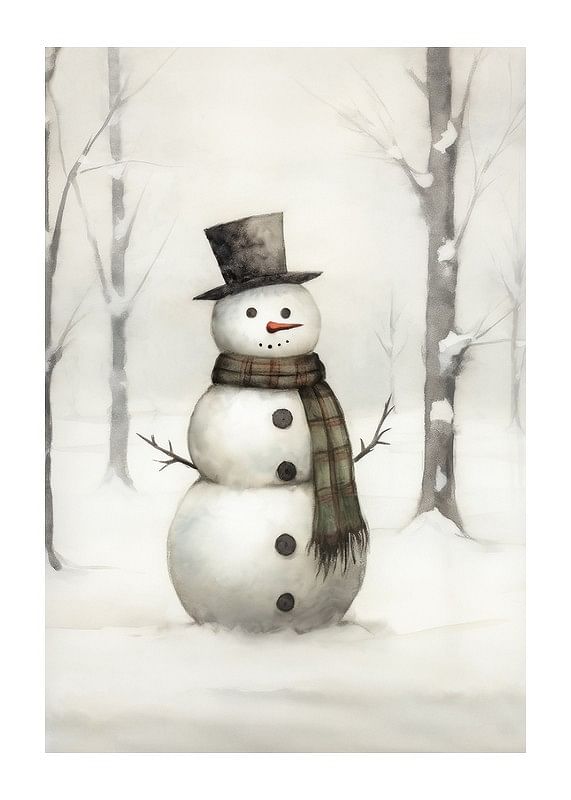 Winter Snowman-12