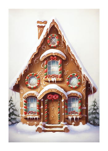 Poster Gingerbread Candy House