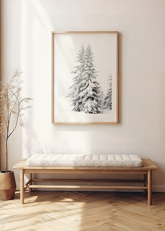 Snow Covered Pine Trees-12