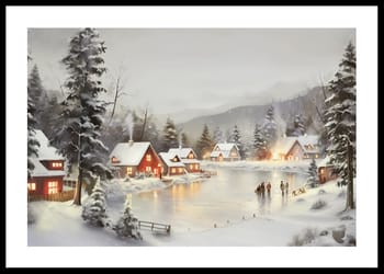 Poster Winter Village No2