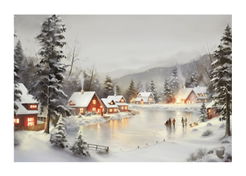 Affiche Winter Village No2