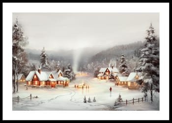 Poster Winter Village No1
