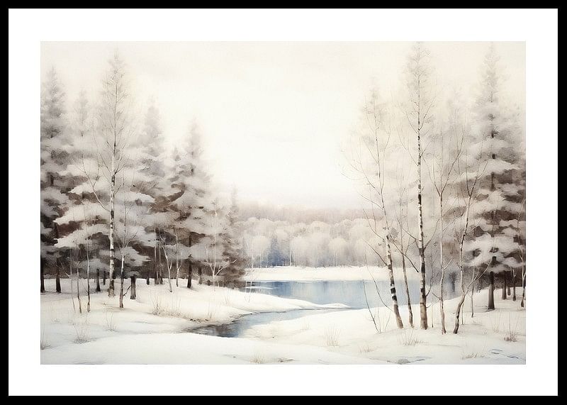 Winter Frozen Lake-12