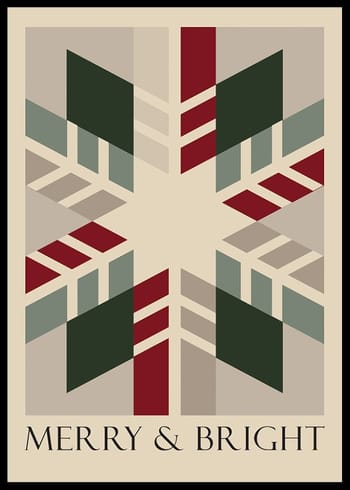 Poster Merry And Bright No2