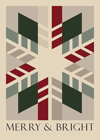 Poster Merry And Bright No2
