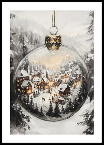 Póster Winter Wonderland Globe