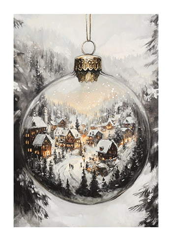 Poster Winter Wonderland Globe