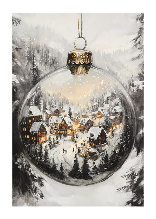 Plakāts Winter Wonderland Globe