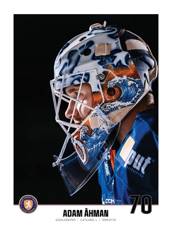 Poster Adam Åhman #70 Växjö Lakers 2023/2024