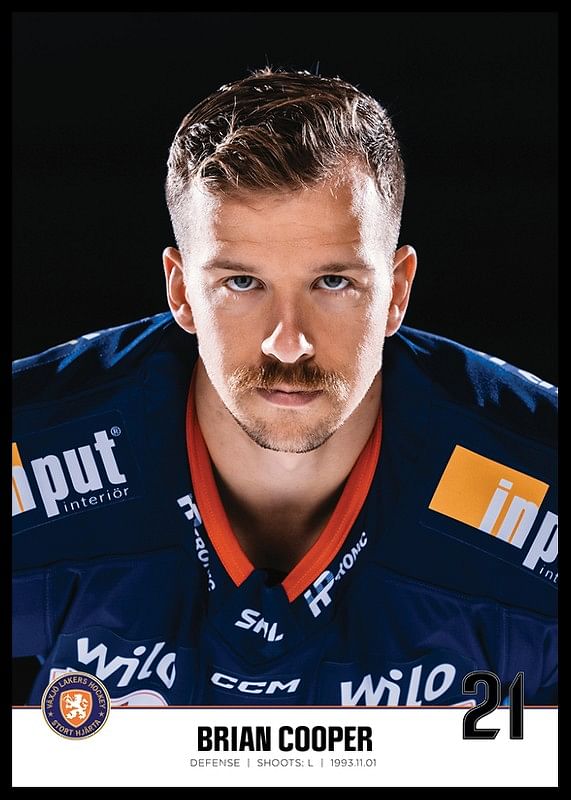 Brian Cooper #21 Växjö Lakers 2023/2024-12