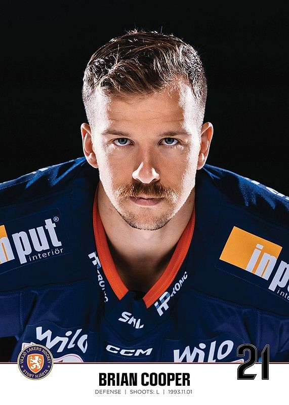Brian Cooper #21 Växjö Lakers 2023/2024-12