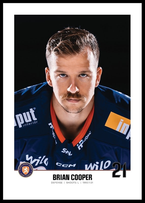 Brian Cooper #21 Växjö Lakers 2023/2024-12