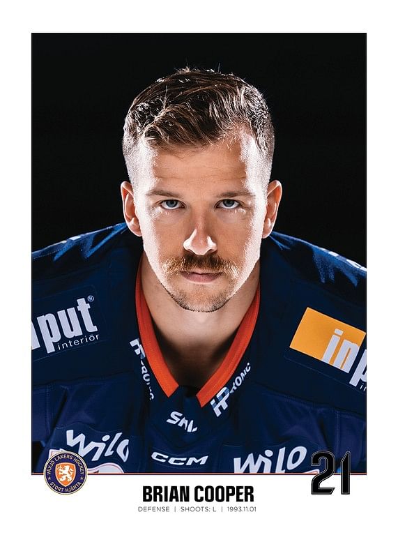 Brian Cooper #21 Växjö Lakers 2023/2024-12
