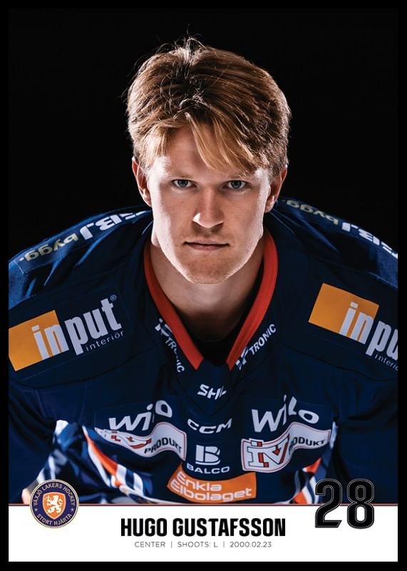 Hugo Gustafsson #28 Växjö Lakers 2023/2024-12