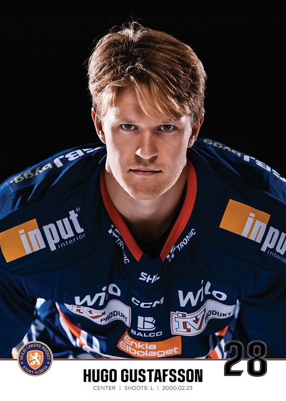 Hugo Gustafsson #28 Växjö Lakers 2023/2024-12