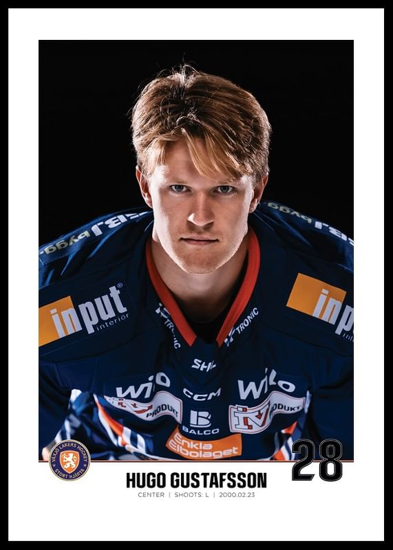 Hugo Gustafsson #28 Växjö Lakers 2023/2024-12