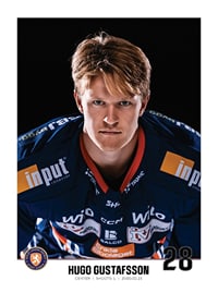 Hugo Gustafsson #28 Växjö Lakers 2023/2024-1