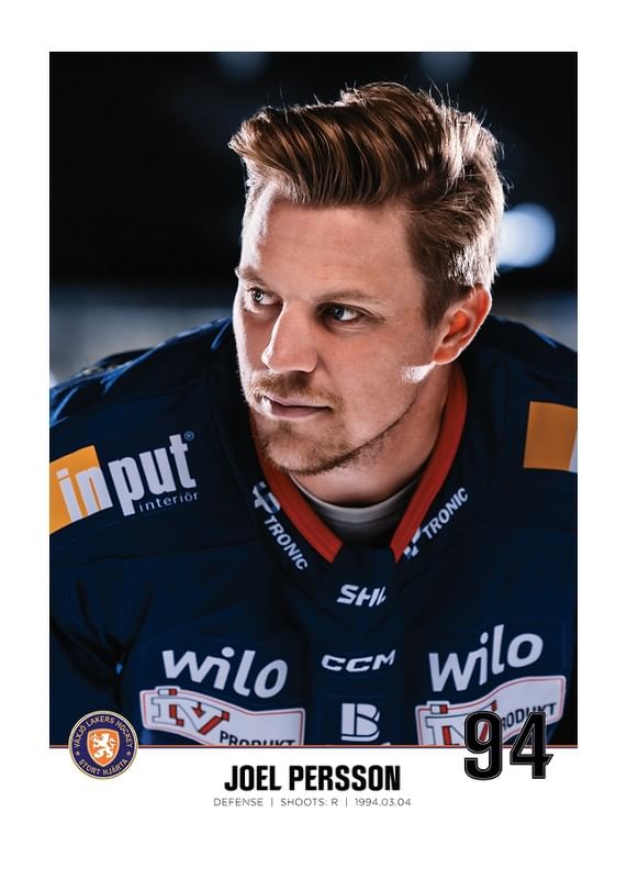 Poster Joel Persson #94 Växjö Lakers 2023/2024