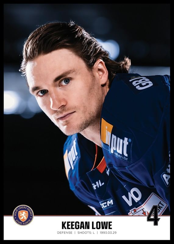 Keegan Lowe #4 Växjö Lakers 2023/2024-12