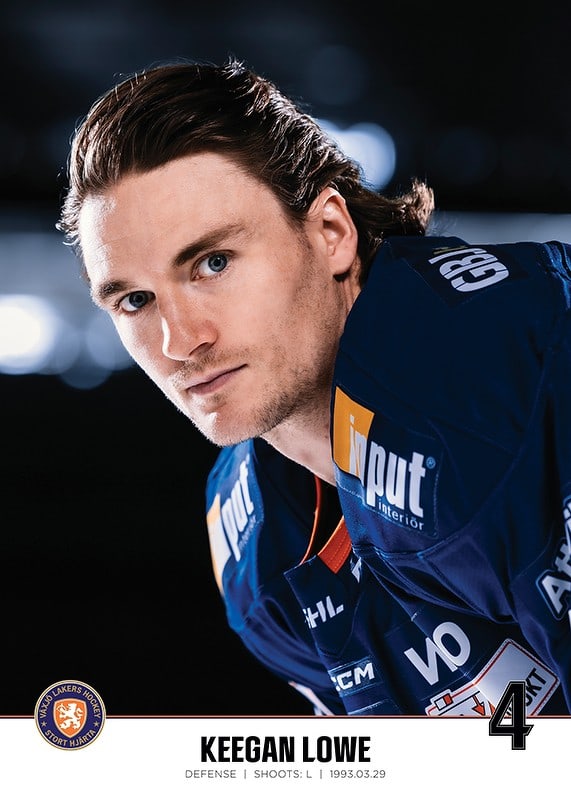 Keegan Lowe #4 Växjö Lakers 2023/2024-12