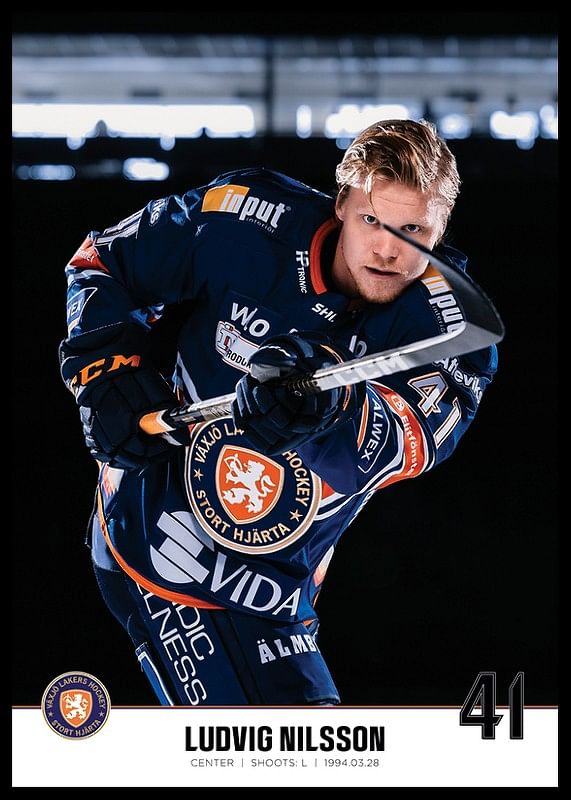 Ludvig Nilsson #41 Växjö Lakers 2023/2024-12