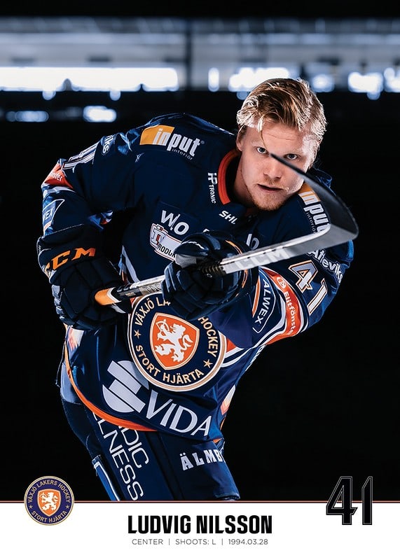 Ludvig Nilsson #41 Växjö Lakers 2023/2024-12