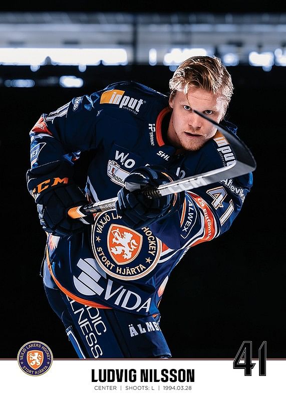 Ludvig Nilsson #41 Växjö Lakers 2023/2024-12