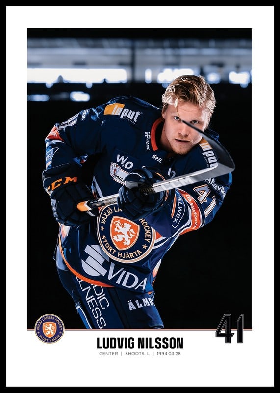 Ludvig Nilsson #41 Växjö Lakers 2023/2024-12