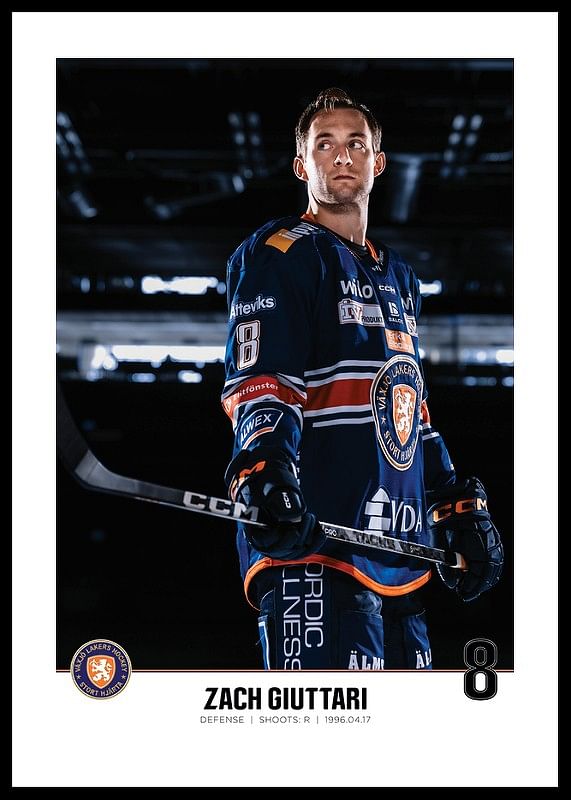 Zach Giuttari #8 Växjö Lakers 2023/2024-12