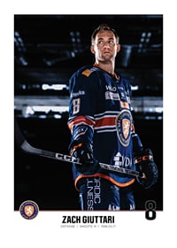 Zach Giuttari #8 Växjö Lakers 2023/2024-1