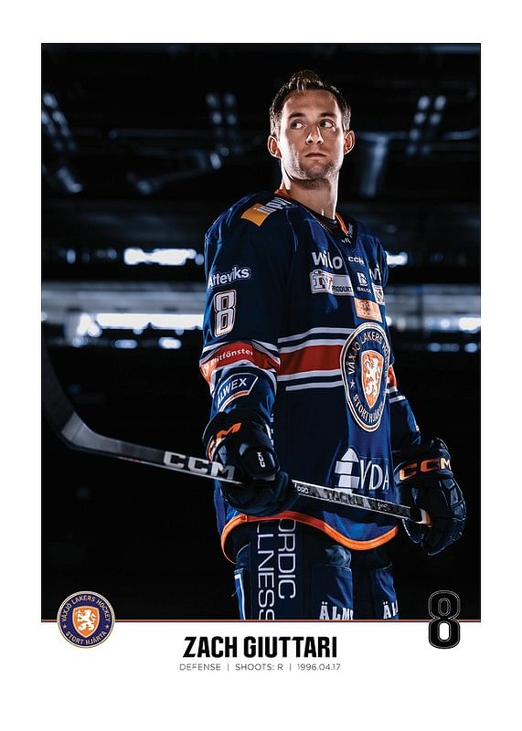 Zach Giuttari #8 Växjö Lakers 2023/2024-12
