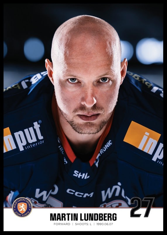 Martin Lundberg #27 Växjö Lakers 2023/2024-12