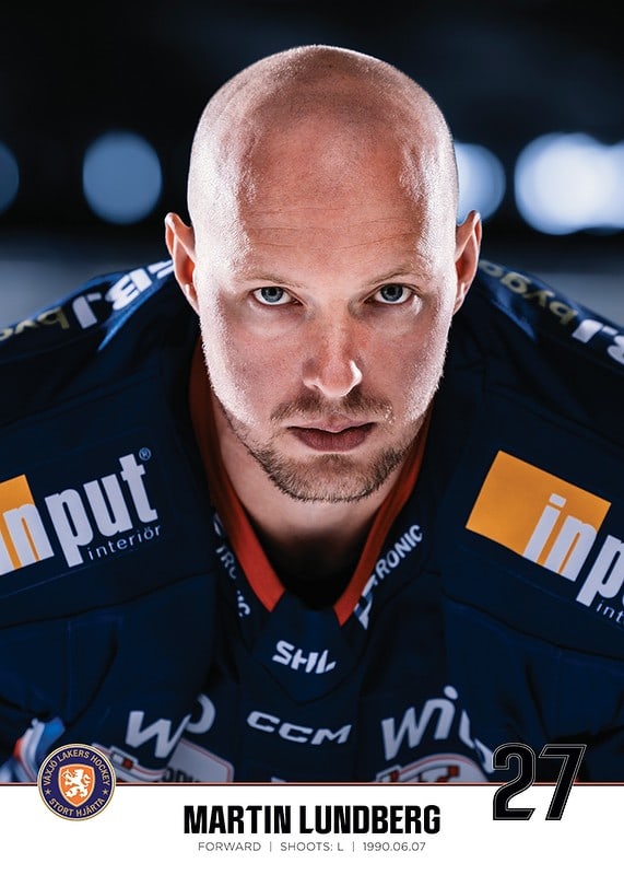 Martin Lundberg #27 Växjö Lakers 2023/2024-12