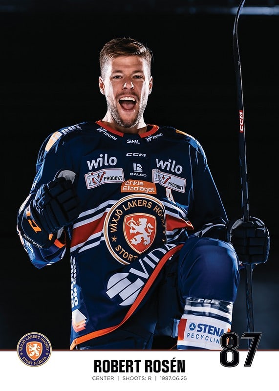 Robert Rosén #87 Växjö Lakers 2023/2024-12
