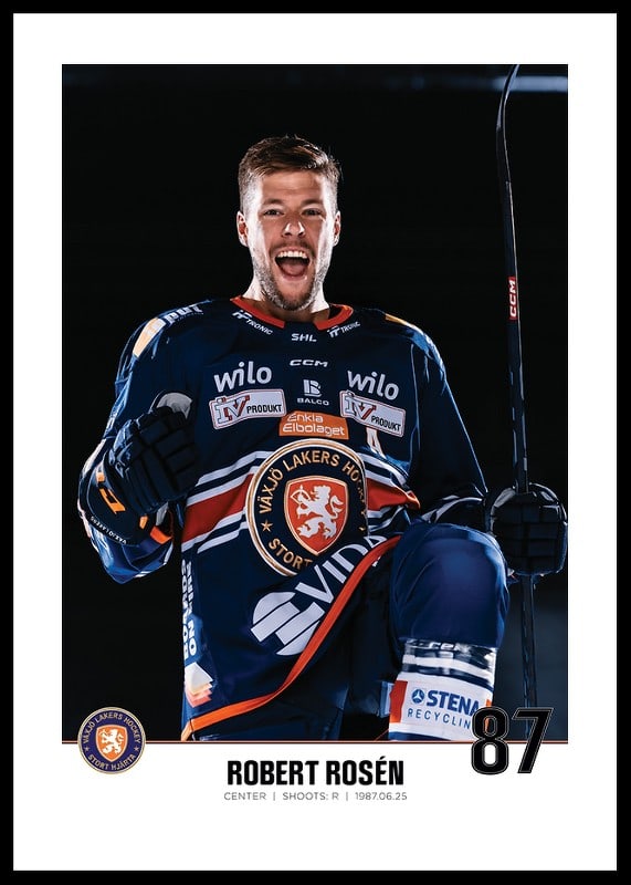 Robert Rosén #87 Växjö Lakers 2023/2024-12
