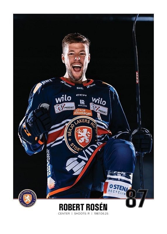 Poster Robert Rosén #87 Växjö Lakers 2023/2024