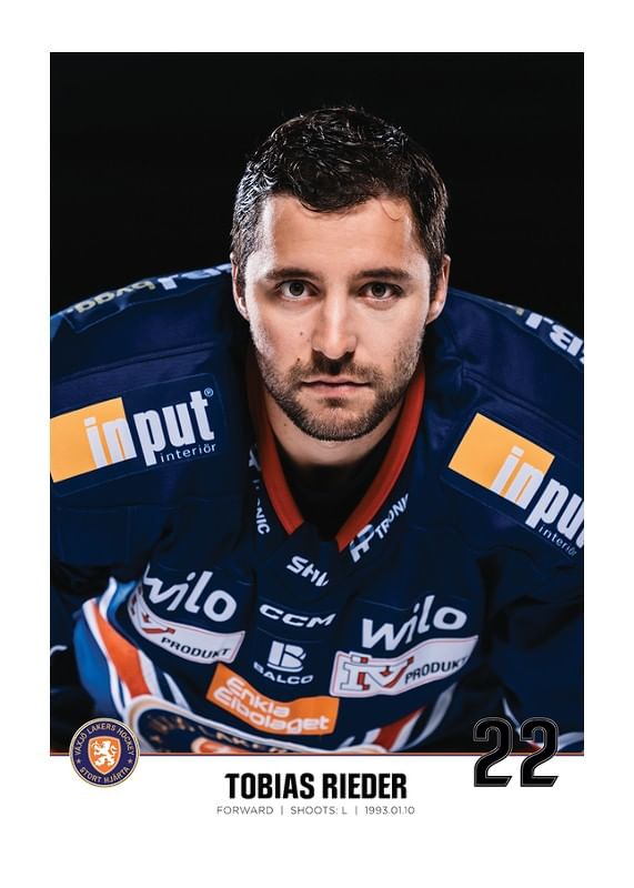 Poster Tobias Rieder #22 Växjö Lakers 2023/2024