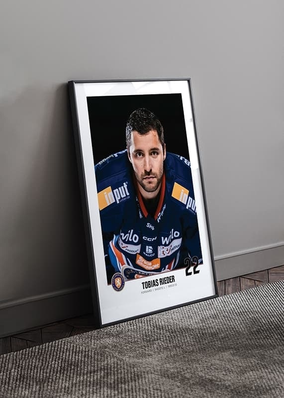 Poster Tobias Rieder #22 Växjö Lakers 2023/2024 crossfade